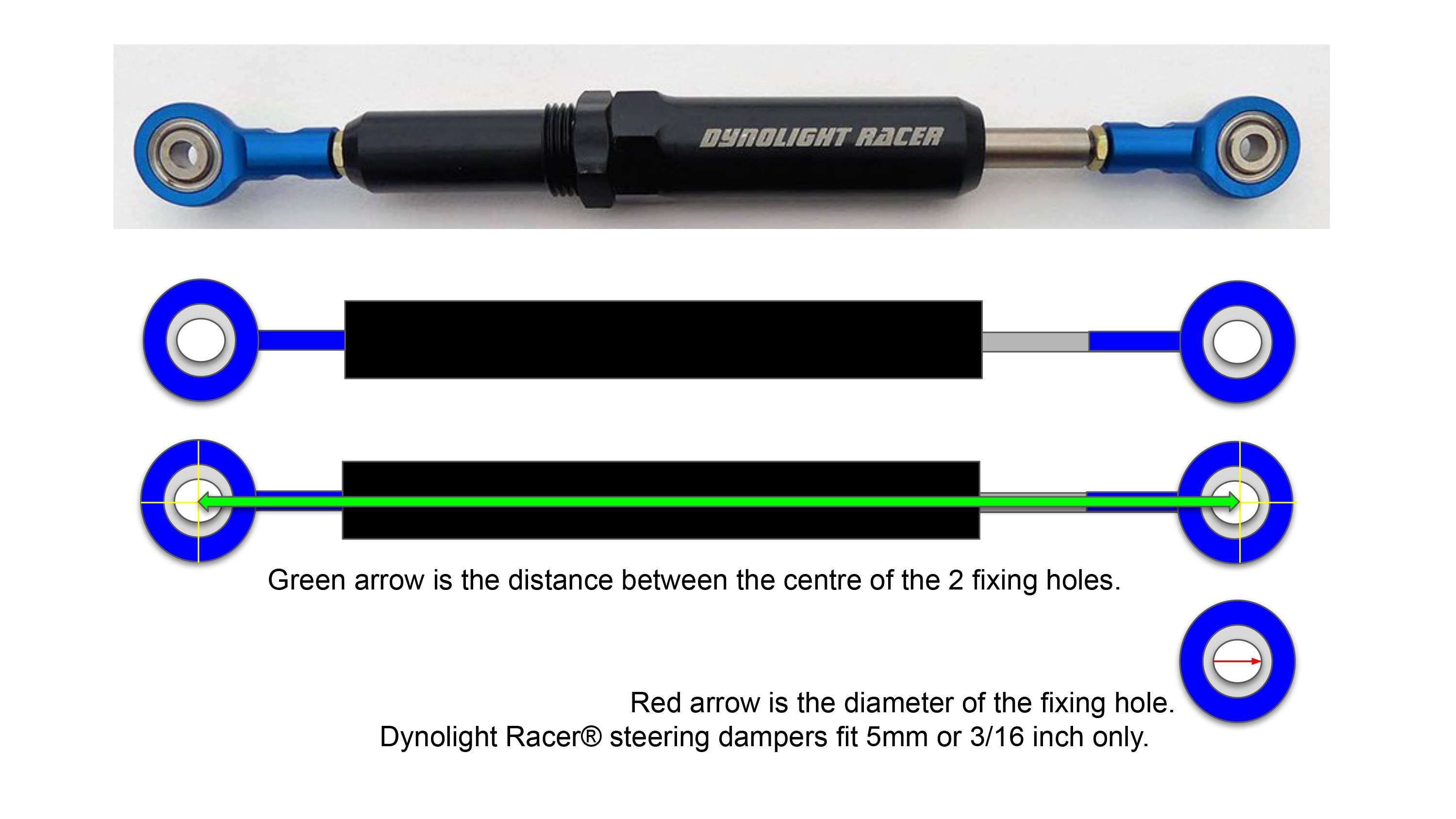 Dynolight Racing Steering Dampers